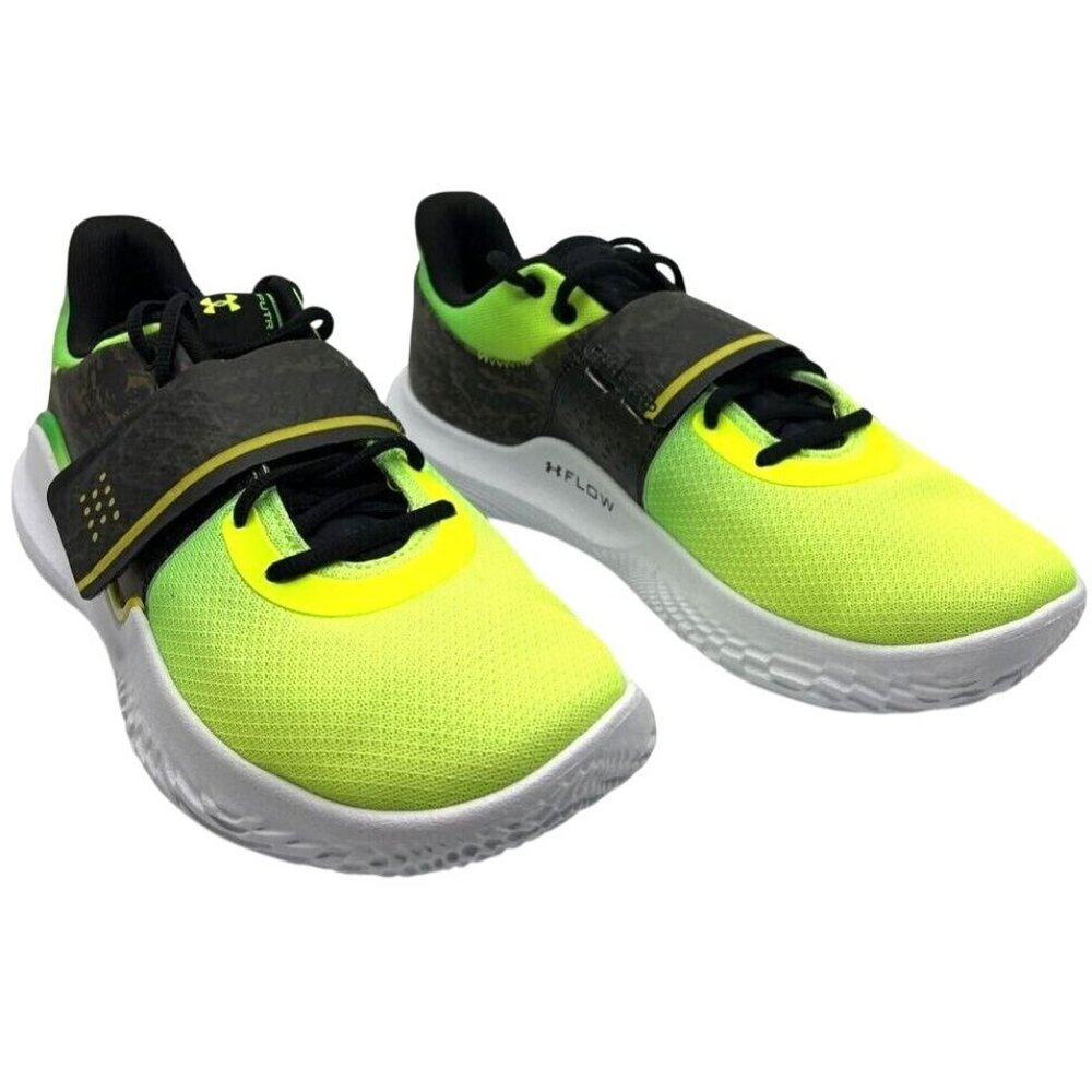 Under Armour Unisex Flow FUTR X Basketball Shoes Green Low Top W12.5‎ M11 New